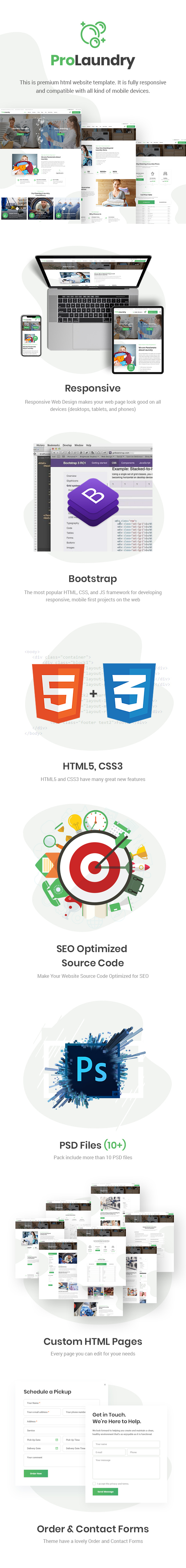 ProLaundry - Laundry HTML Template - 2