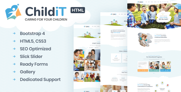 HTML theme, Kindergarten